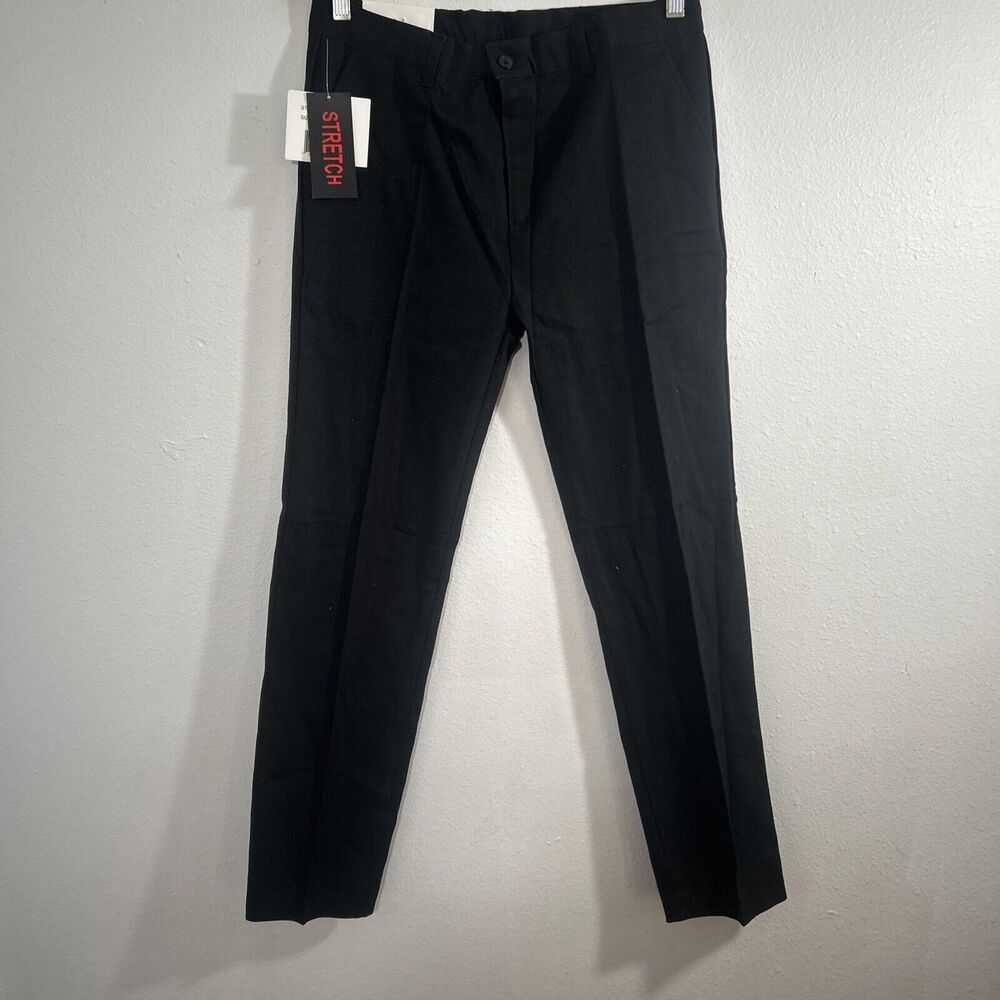 Authentic Galaxy School Uniform Pants‎ Boys 18 Straigh Leg Black